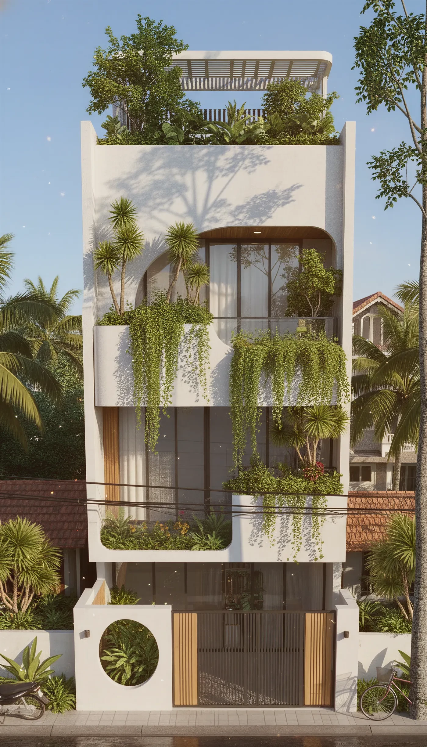 Thiết kế nhà phố hiện đại tại Hoài Đức – Paloma Design