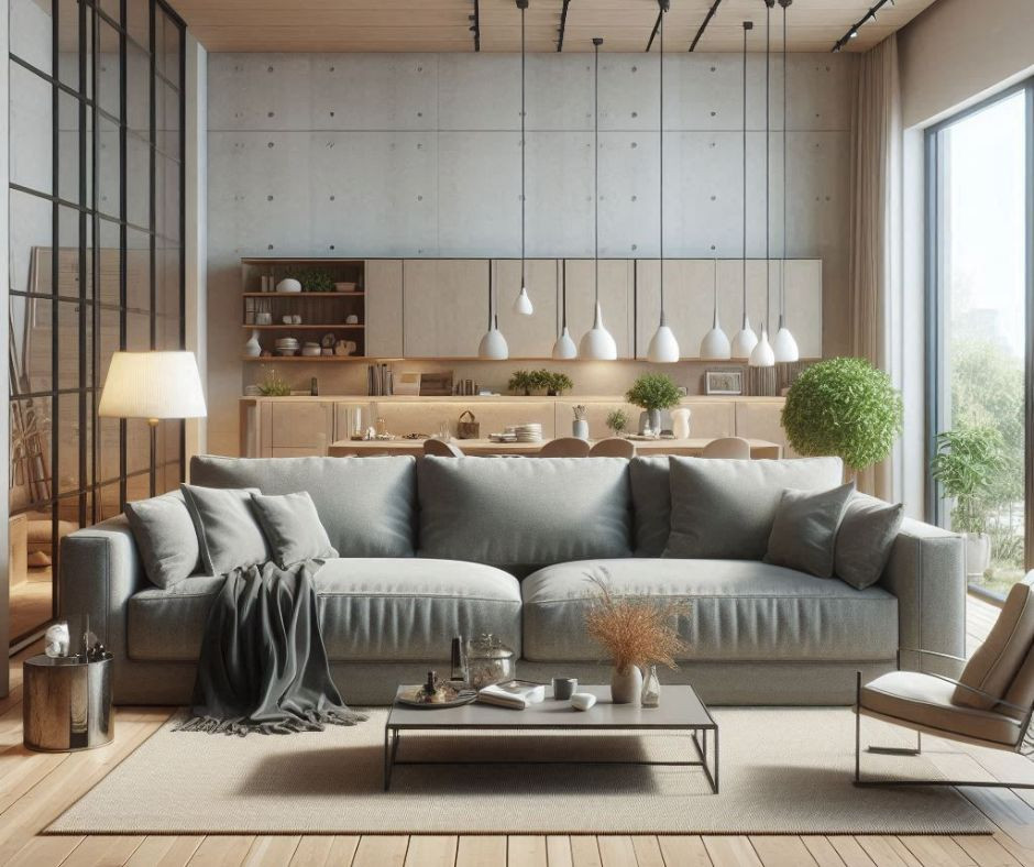 Sofa quá to so với phòng khách